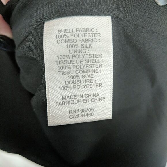 Rebecca Taylor Black Trim Dress Business Cocktail - Picture 4 of 5